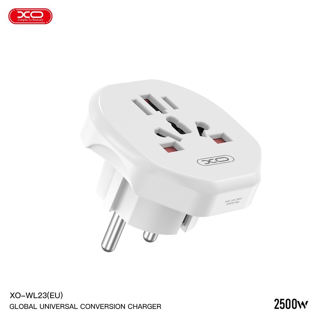 XO WL23 Global Universal Conversion Charger/Travel Adapter